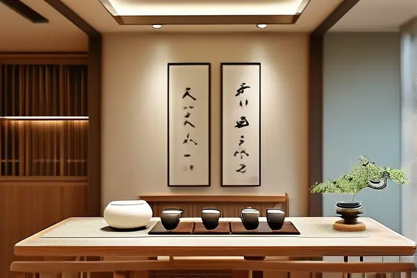 傳統(tǒng)中式茶館內(nèi)部裝修效果圖