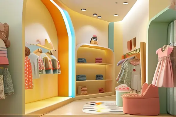童裝店內部裝修效果展示