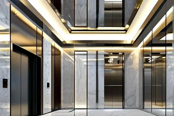 豪華大型電梯間裝修效果展示
