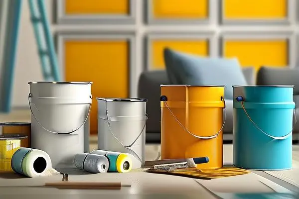 裝修工人涂刷墻面