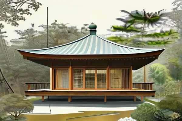 木涼亭防腐木油漆施工步驟現場圖