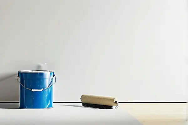 專業師傅施工墻面刷乳膠漆現場