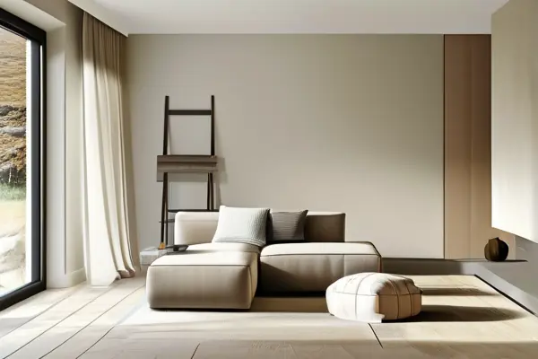 現(xiàn)代客廳展示優(yōu)質(zhì)乳膠漆效果