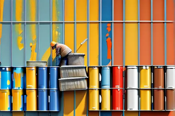 油漆施工工藝現場圖