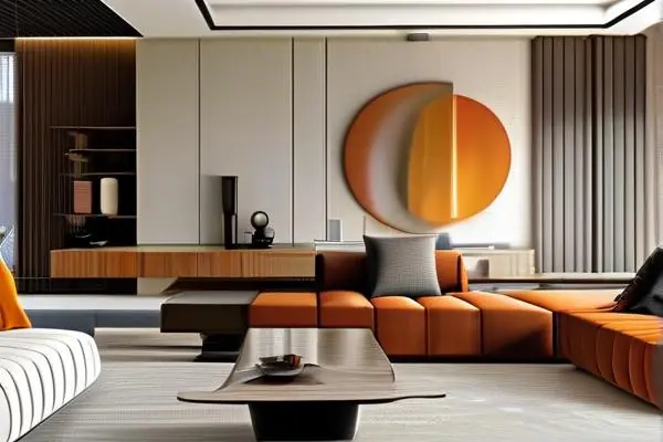 現代客廳墻面油漆顏色搭配效果展示