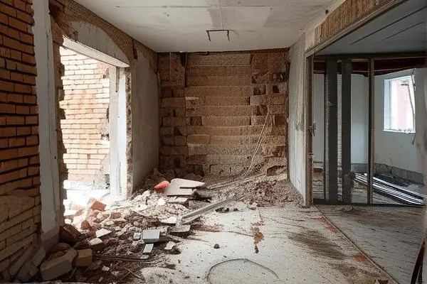 室內裝修拆除施工現場