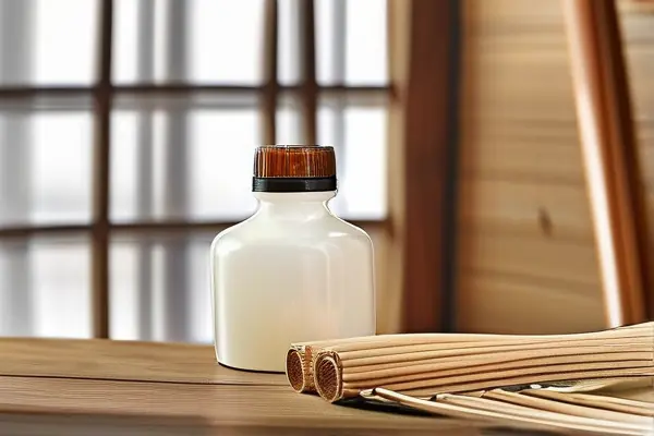 雙輪牌白乳膠產品實拍及木工應用場景