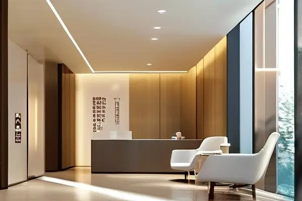 中西醫(yī)結(jié)合診所裝修實(shí)景圖展示功能分區(qū)與無(wú)障礙設(shè)計(jì)