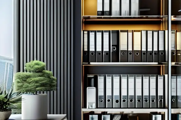 現(xiàn)代財(cái)務(wù)室裝修效果圖