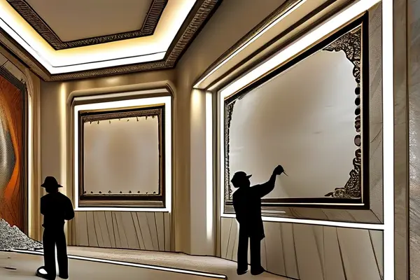 會所裝修施工現場