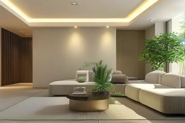 現代風格接待區裝修效果圖