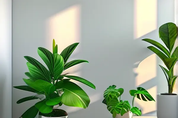 多種花卉盆栽綠植在現(xiàn)代家居環(huán)境中的擺放效果