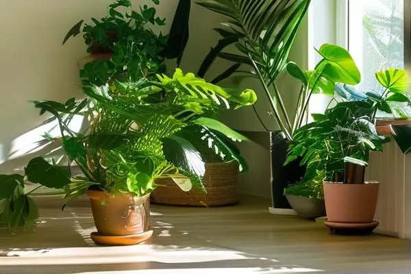 室內(nèi)綠色植物凈化空氣場(chǎng)景