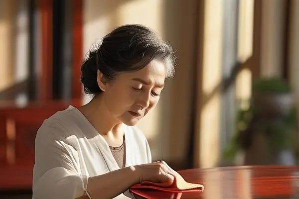 專業(yè)紅木家具保養(yǎng)示范圖