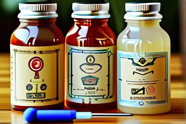 環保檢測膠水產品及認證標簽特寫