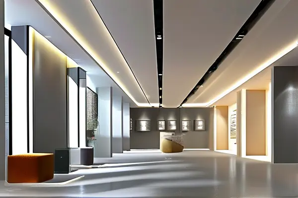 現代展廳裝修效果圖