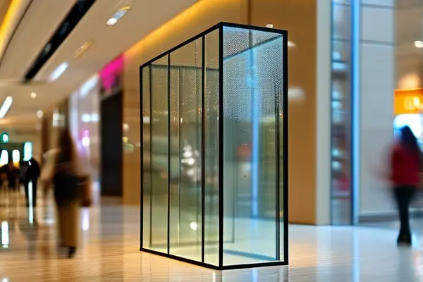 商場(chǎng)玻璃圍擋實(shí)景展示
