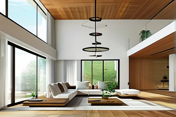 復式樓客廳裝修效果圖