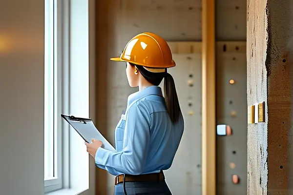 專業驗房師在檢查征收房屋