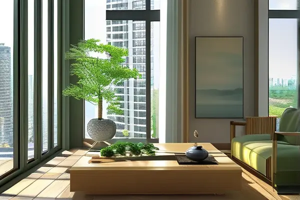 高層新居裝修風水示例圖