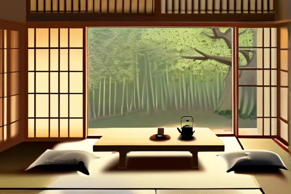 溫馨日式風格榻榻米房間實景圖