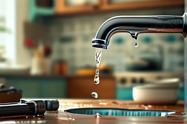 維修工人檢查漏水水管