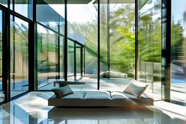 現代家居玻璃裝修效果圖