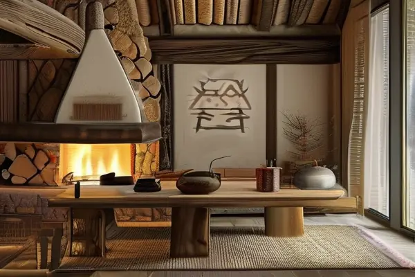 土味風(fēng)格客廳裝修效果圖